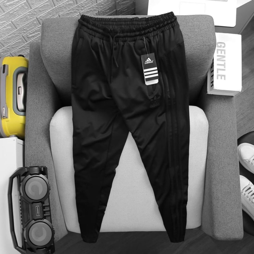 ADIDAS  3-STRIPES TAPERED TRICOT JOGGERS - Picture 4 of 4